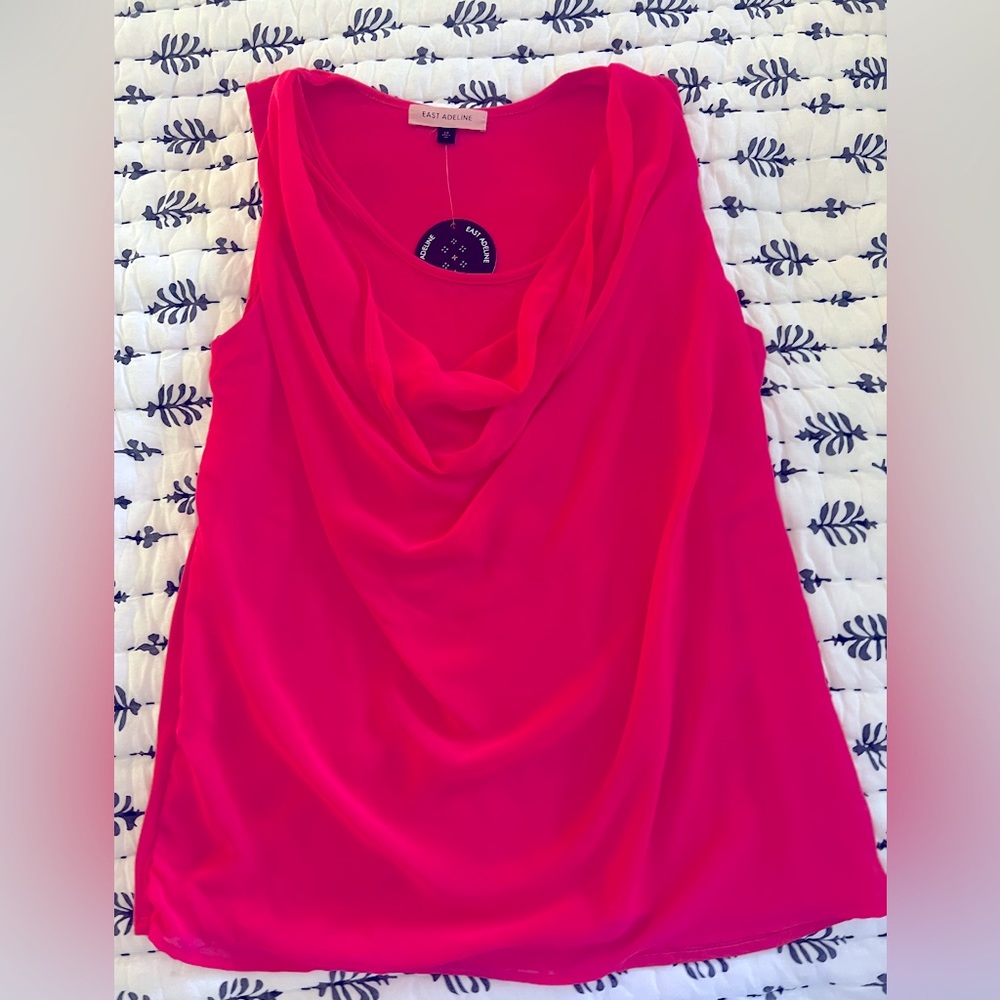 NWT Hot pink stitch fix blouse OX